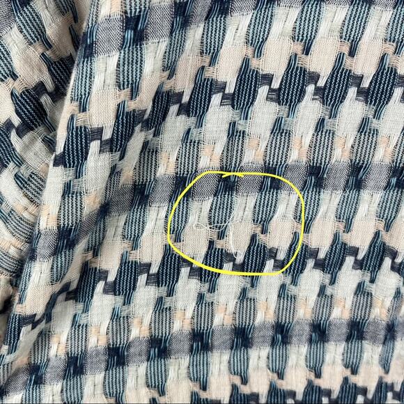 Lou & Grey for LOFT Multi Colored Houndstooth Top XS - Picture 5 of 10